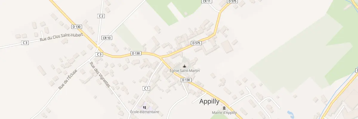 Plan du 36 Rue du Moulin à Appilly