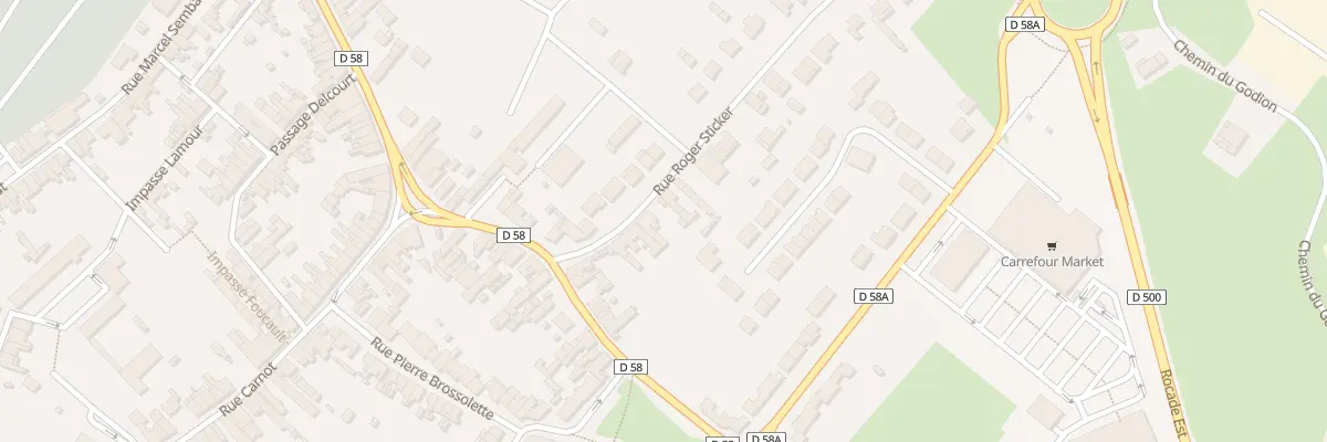 Plan du 60 Rue Roger Sticker à Sin-le-Noble