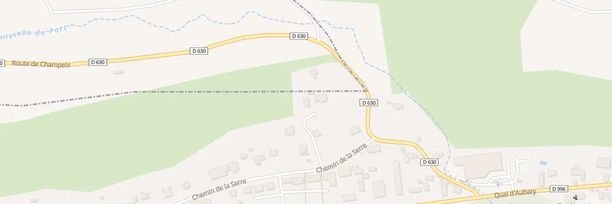 Plan du 4 Che de la Serre à Champeix