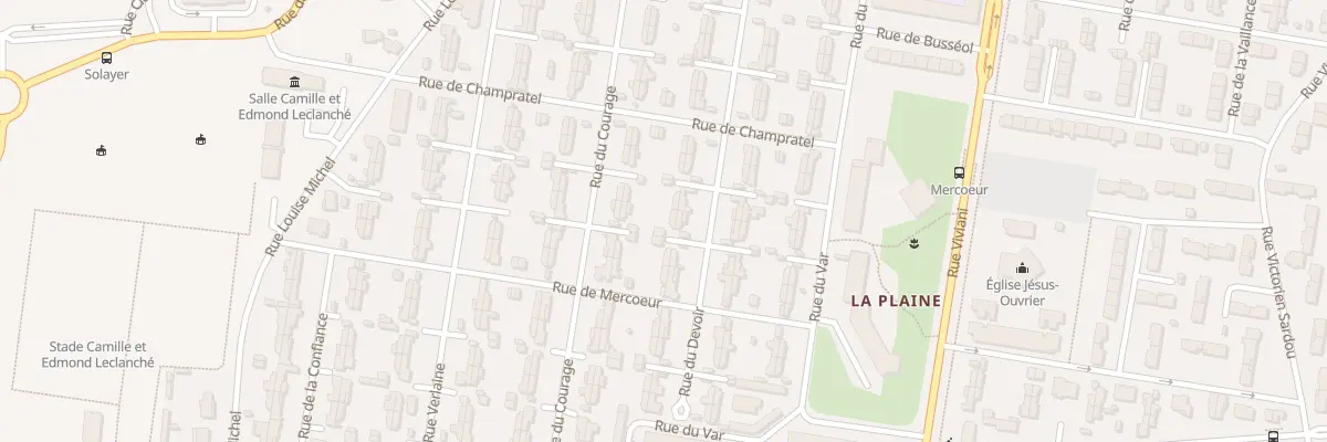Plan du 111 Rue du Devoir à Clermont-Ferrand