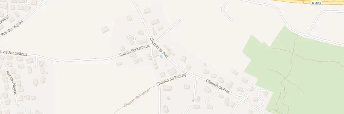 Plan du 25B Che de Prat à Romagnat
