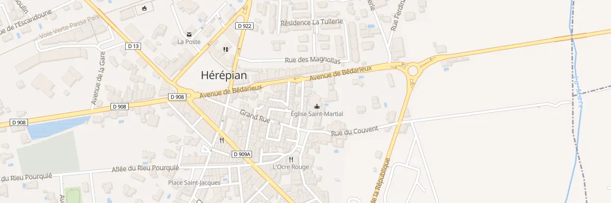 Plan du 6 Rue de Paris à Hérépian