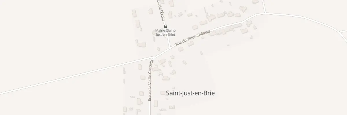 Plan du 1 Rue de la Vieille Chapelle à Saint-Just-en-Brie
