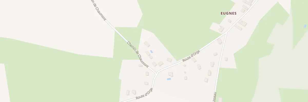 Plan du 2 Che de Chaumont à Chaulgnes