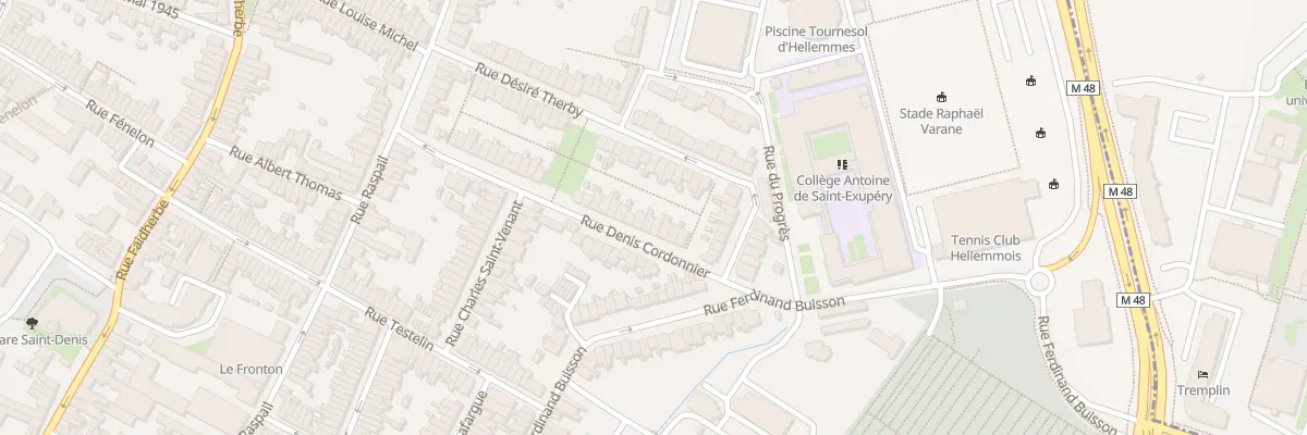 Plan du 41 Rue Denis Cordonnier Hellemmes à Lille