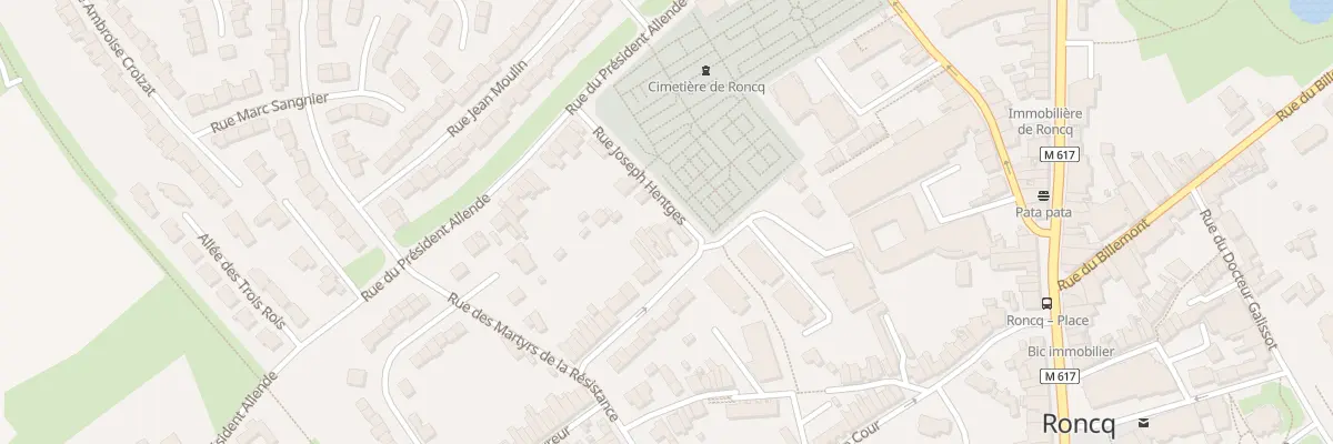 Plan du 33 Rue Joseph Hentges à Roncq