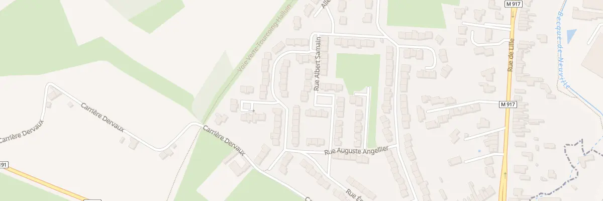 Plan du 12 Rue Albert Samain à Halluin