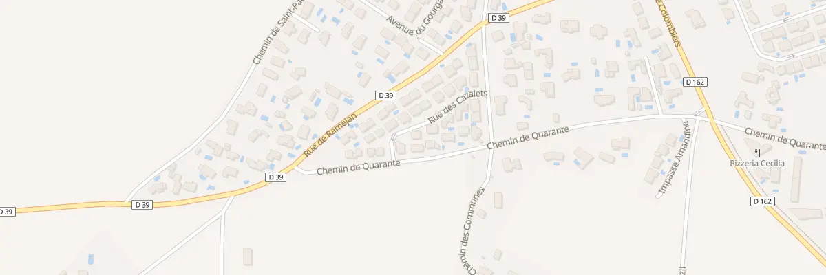 Plan du 8 Rue des Cazalets à Maureilhan