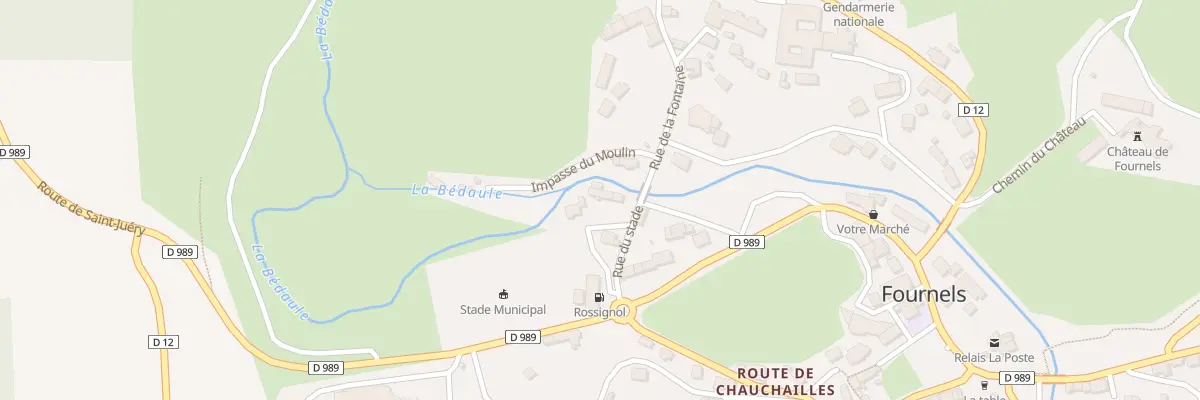 Plan du 5067 La Vachellerie à Fournels