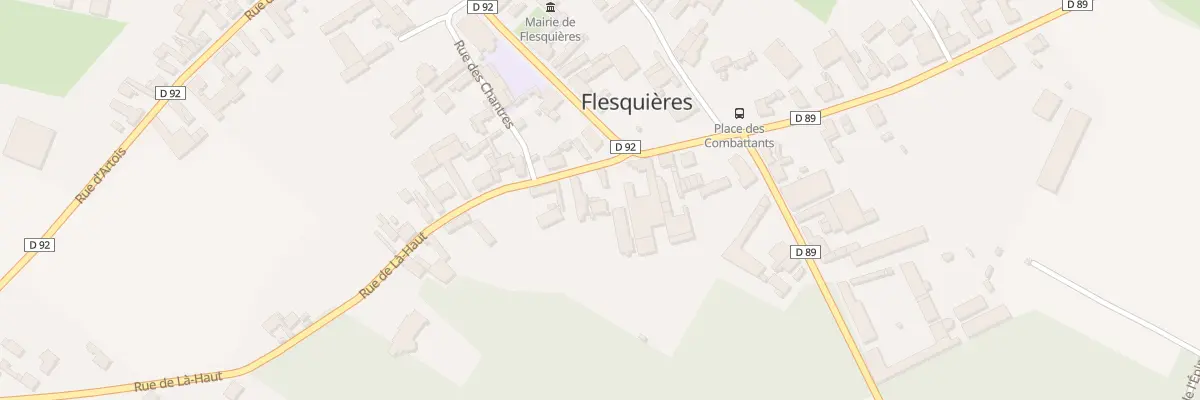 Plan du 9 Rue de la Haut à Flesquières