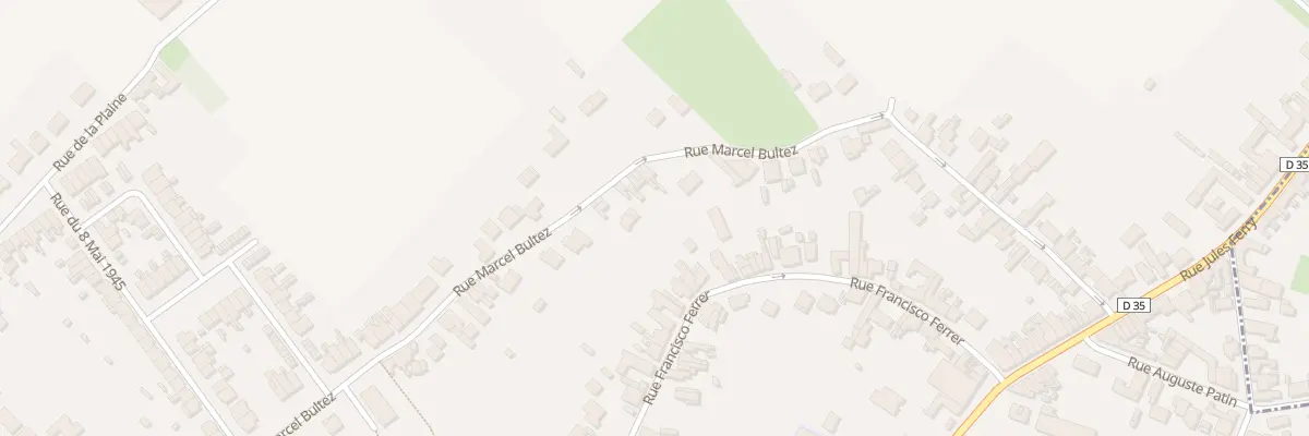 Plan du 55 Rue Marcel Bultez à Waziers