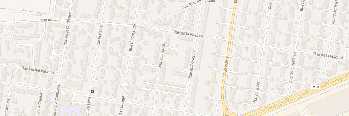 Plan du 40 Rue du Devoir à Clermont-Ferrand