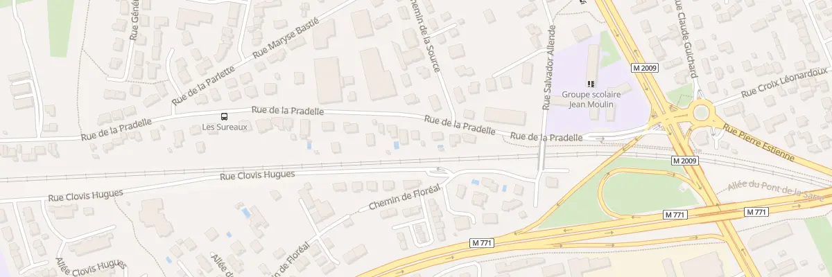 Plan du 212 Rue de la Pradelle à Clermont-Ferrand