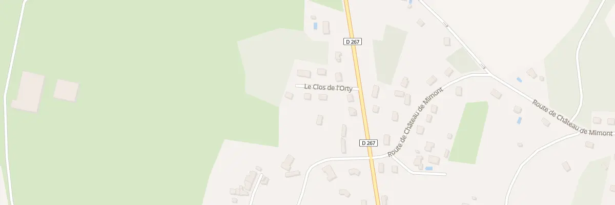 Plan du 77 Le Clos de l’Orty à Parigny-les-Vaux