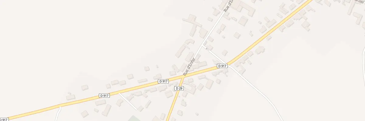 Plan du 332 Rue D ’Enfer à Gouzeaucourt