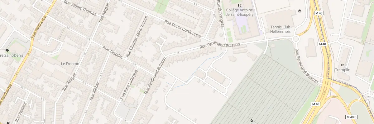 Plan du 56 Rue Ferdinand Buisson à Lille