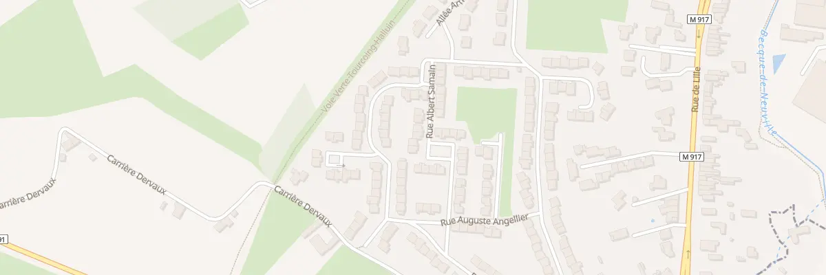 Plan du 8 Rue Albert Samain à Halluin