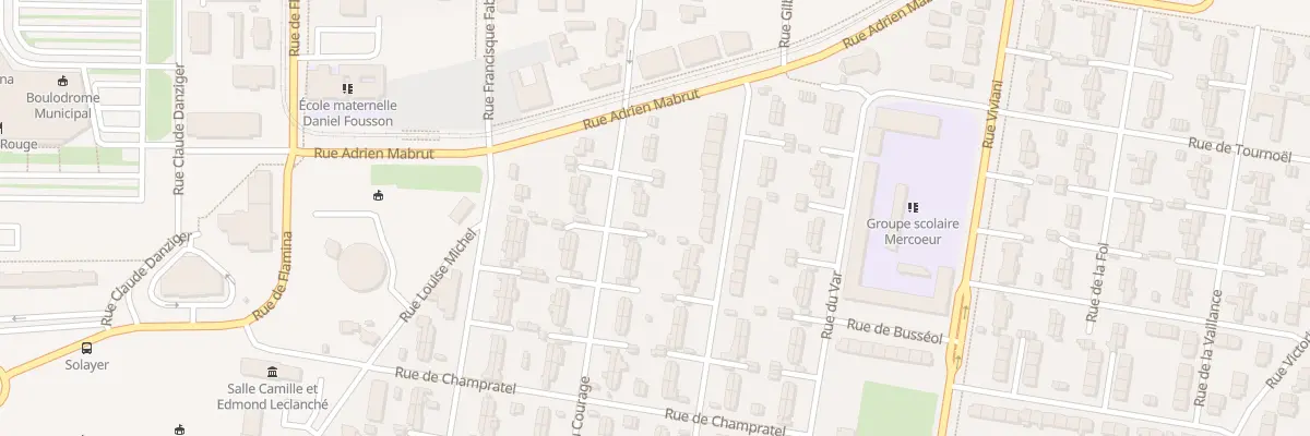 Plan du 164 Rue du Courage à Clermont-Ferrand