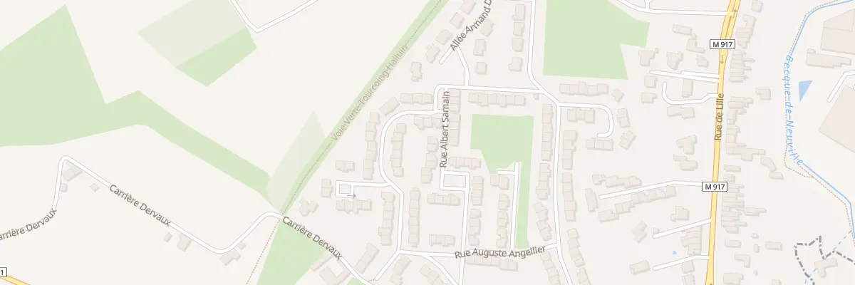 Plan du 2 Rue Albert Samain à Halluin