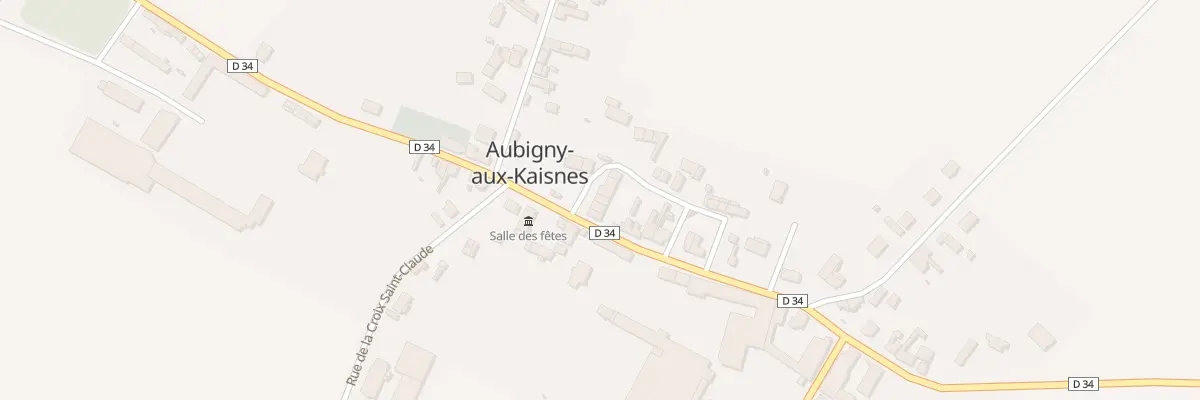 Plan du 28 Rue St Nicolas à Aubigny-aux-Kaisnes