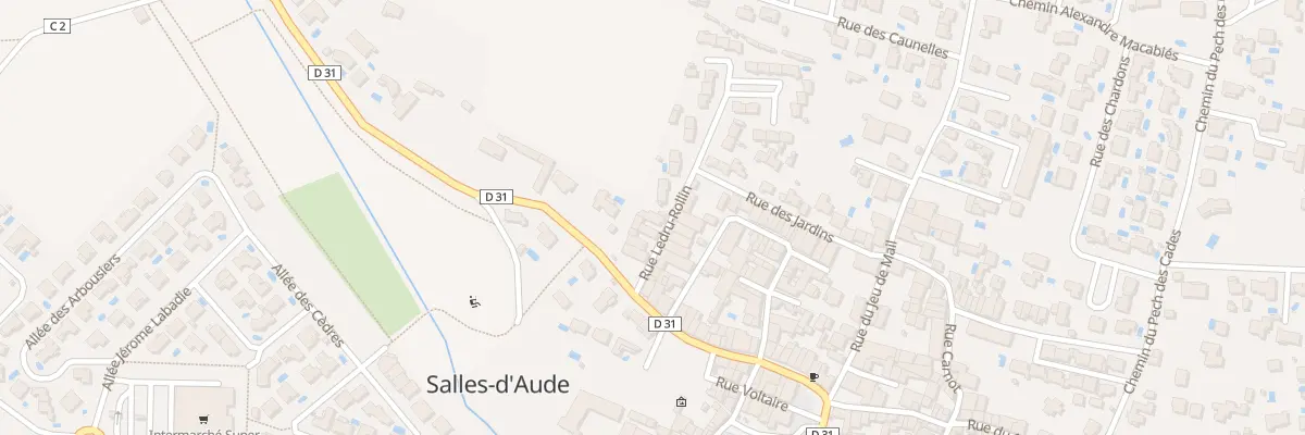 Plan du 7 Rue Ledru Rollin à Salles-d’Aude