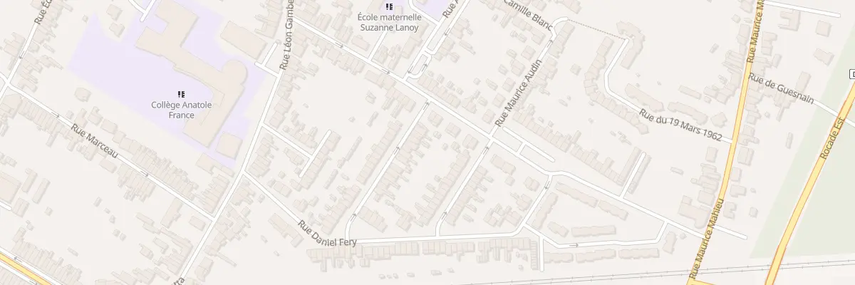 Plan du 39 Rue P Vaillant Couturier à Sin-le-Noble