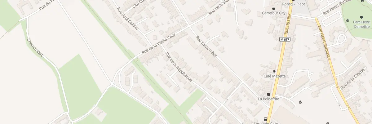 Plan du 34 Rue de la République Prolongée à Roncq