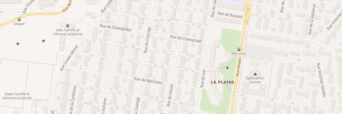 Plan du 115 Rue du Devoir à Clermont-Ferrand