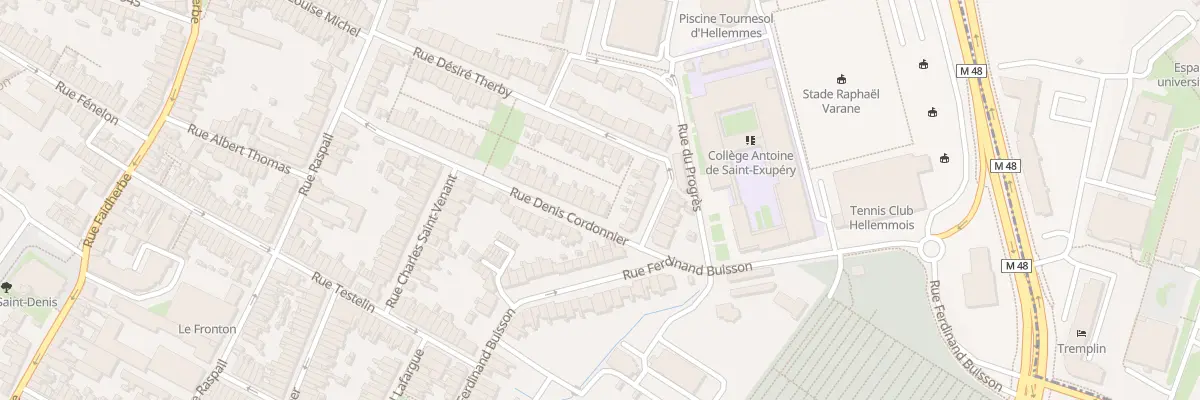 Plan du 47 Rue Denis Cordonnier Hellemmes à Lille
