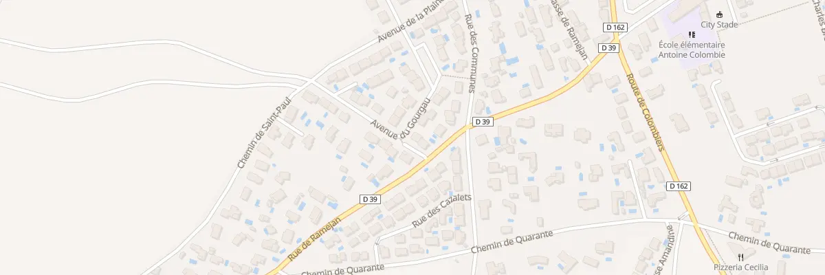 Plan du 18 Rue de Ramejan à Maureilhan