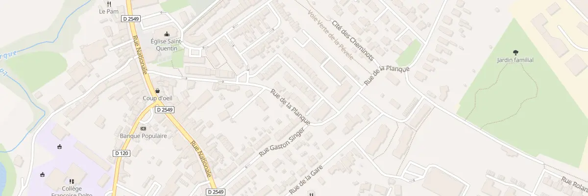Plan du 8 Rue de la Planque à Pont-à-Marcq