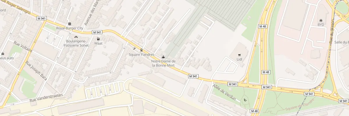 Plan du 345 Rue Roger Salengro à Lille