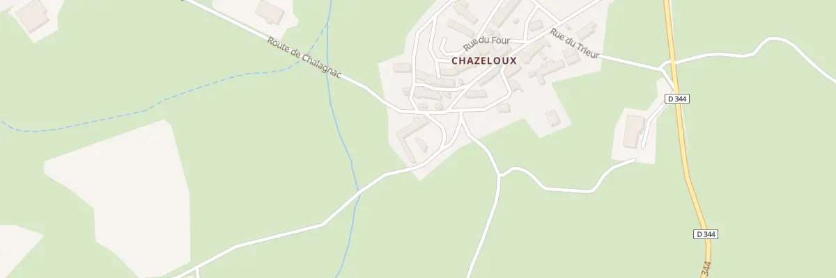 Plan du 5110 Chazeloux à Bonnac