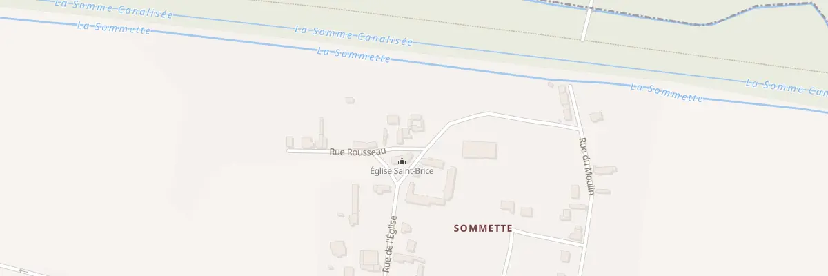 Plan du 2 Rue Rousseau à Sommette-Eaucourt