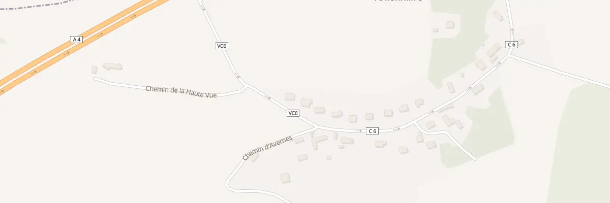 Plan du 28 Rue Bellevue à Jaignes