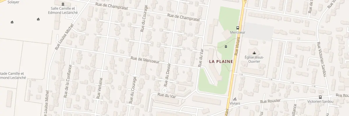 Plan du 92 Rue du Devoir à Clermont-Ferrand