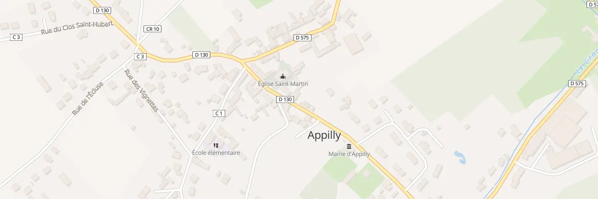Plan du 273 Rue de l’Eglise à Appilly
