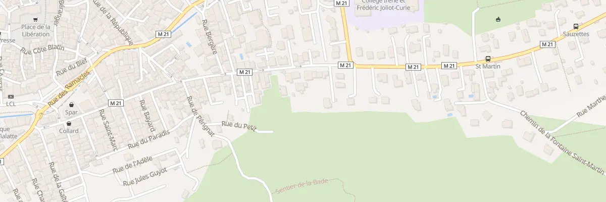 Plan du 50 Rue du Chambon à Aubière