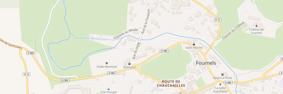 Plan du 5064 La Vachellerie à Fournels