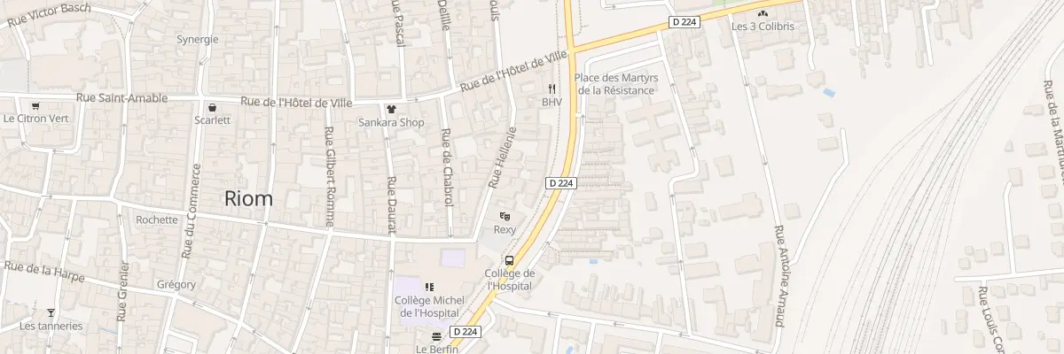 Plan du 38 Bd Desaix à Riom