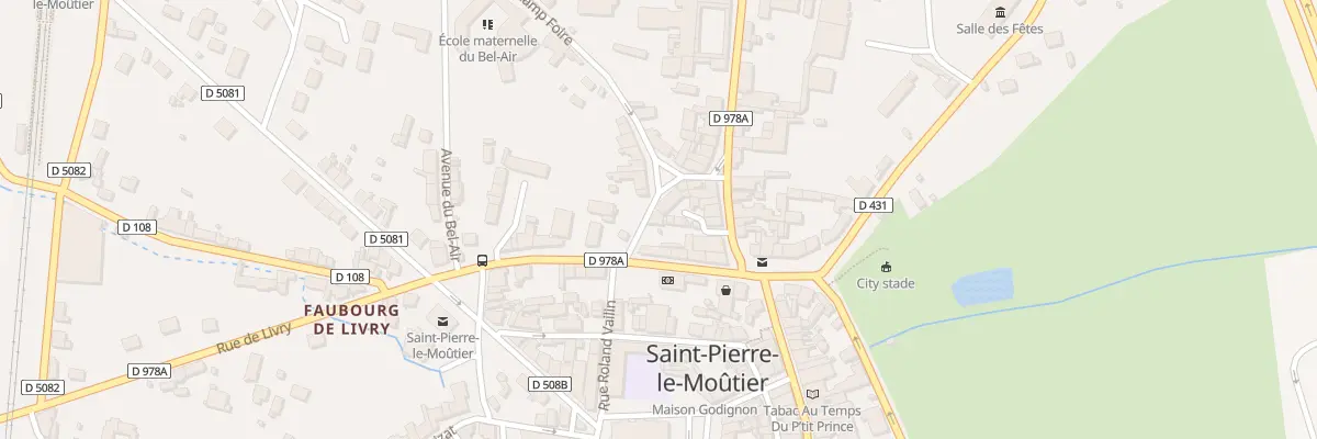 Plan du 31 Pl Virollet à Saint-Pierre-le-Moûtier