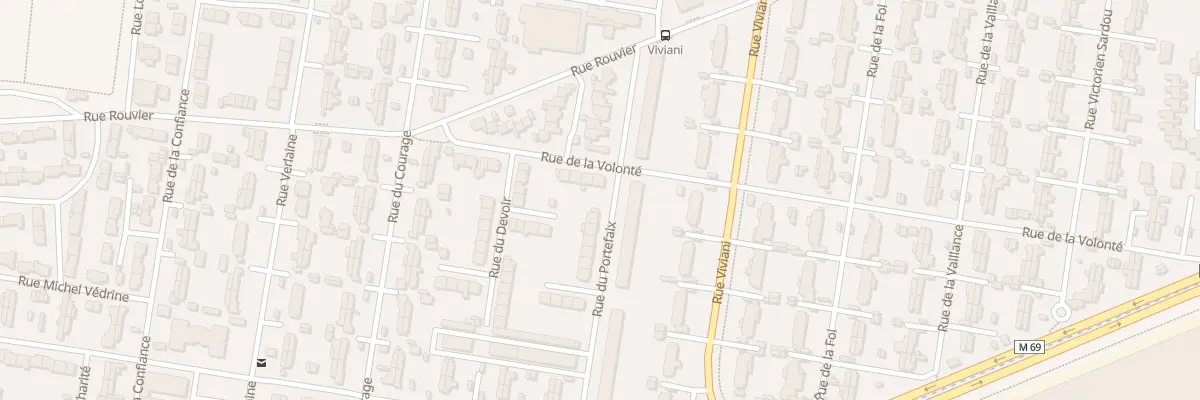 Plan du 18 Rue de la Volonté à Clermont-Ferrand