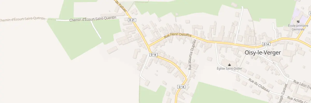 Plan du 15 Rue Henri Deloffre à Oisy-le-Verger