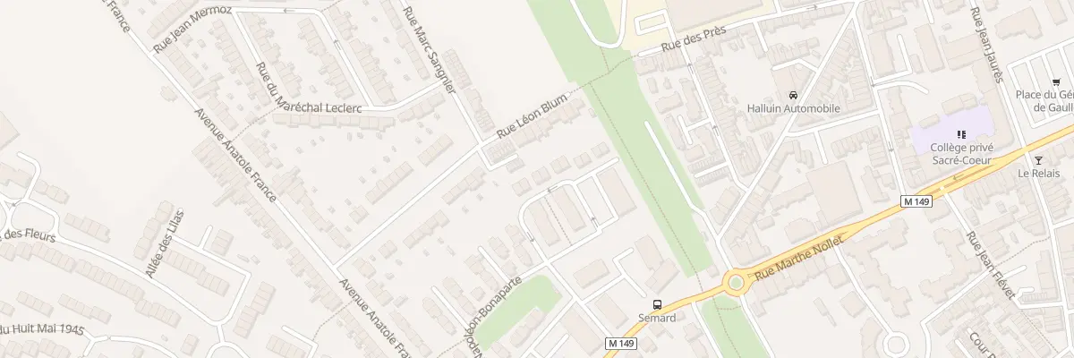 Plan du 198 Rue Mohammed V à Halluin