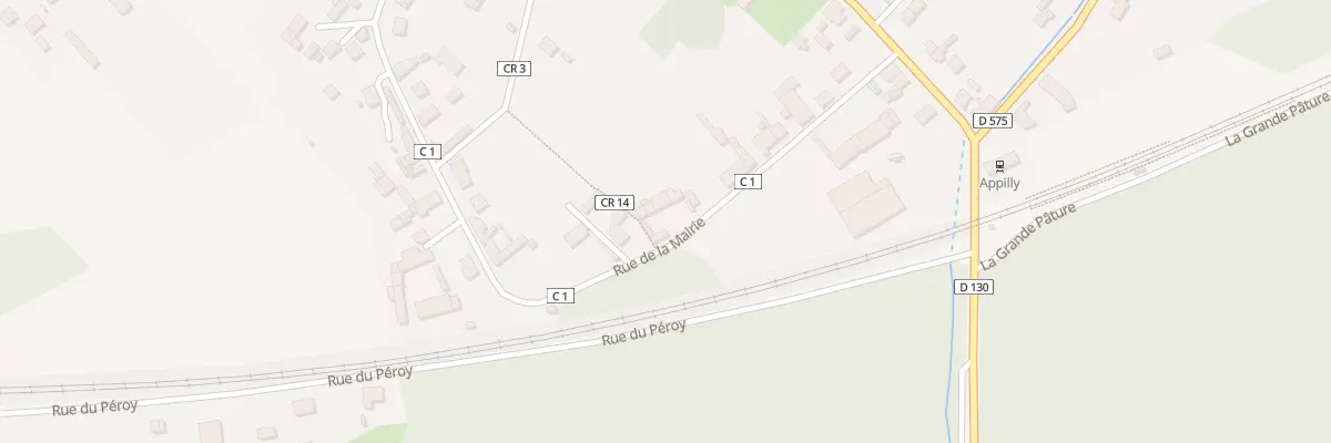 Plan du 565 Rue de la Mairie à Appilly