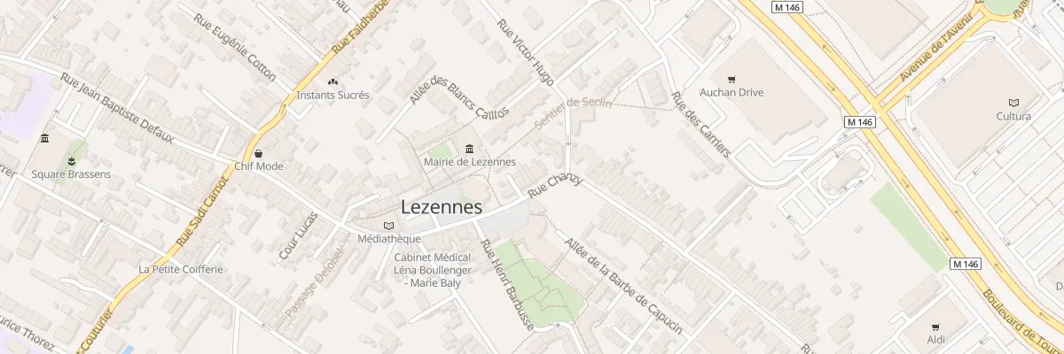 Plan du 9B Rue Chanzy à Lezennes