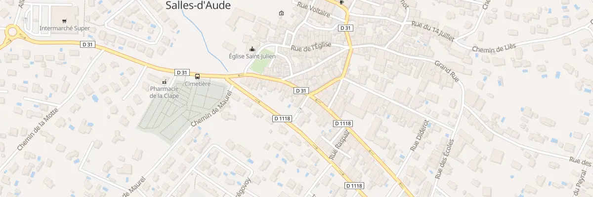 Plan du 5 Av de Coursan à Salles-d’Aude