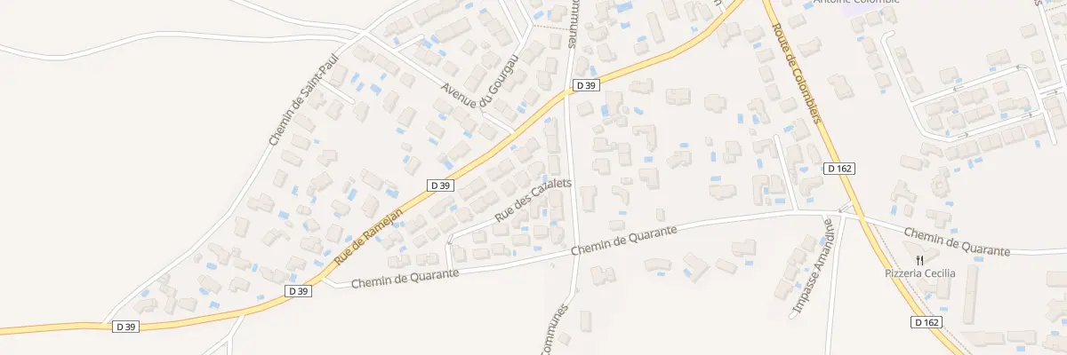 Plan du 1 Rue des Cazalets à Maureilhan