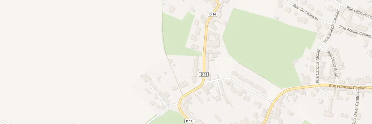 Plan du 8 Rue Henri Fontaine à Oisy-le-Verger