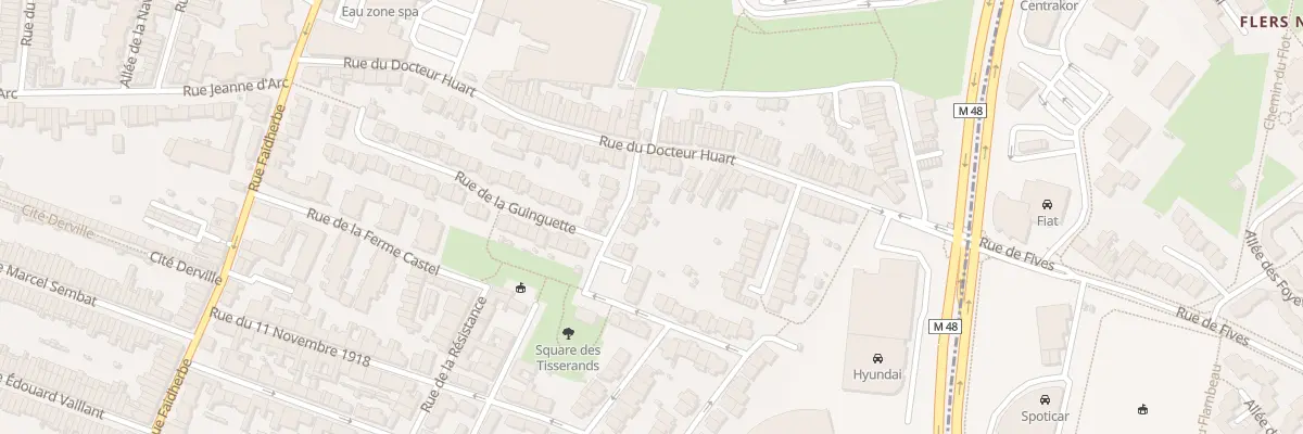 Plan du 5 Rue de la Guinguette Hellemmes à Lille